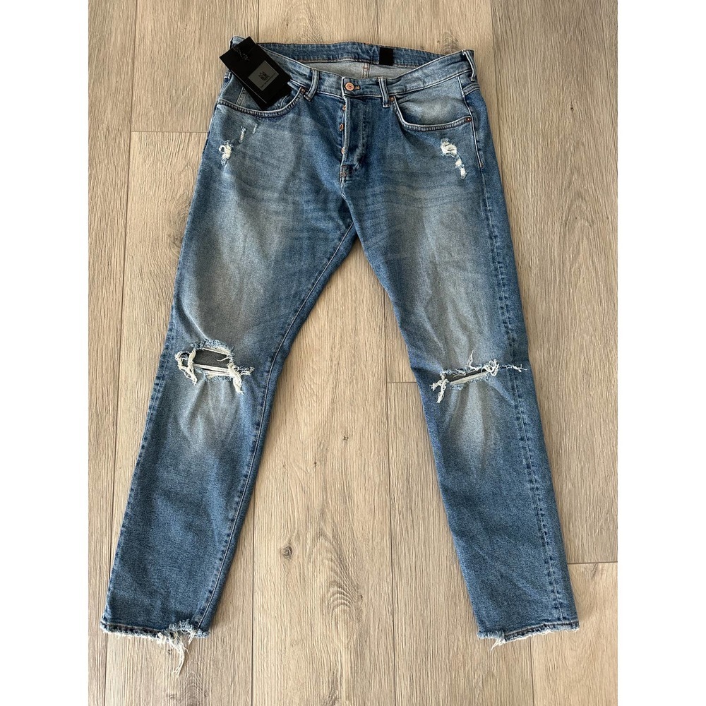 CULT OF INDIVIDUALITY Skinny and Denim Men's ripped jeans